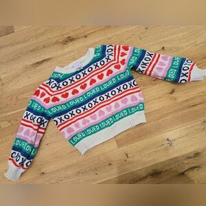 Hanna Andersson - Valentines Fair Isle Sweater - Size: 4